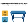thumbnail image 4 of Innovaze HDPE Outdoor Bar height Table, Weather Resistant, for Patio, Poolside, Garden, Yard, Balcony (Navy Blue), 4 of 5