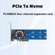thumbnail image 2 of Tarjeta de Expansión PCIe 4.0 A NVME PLX88024 de 4 Bits. Tarjeta de Expansión de Disco Duro PCIe 4.0 NVME X8 M.2 con División Libre., 2 of 5