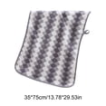 thumbnail image 3 of Toalla De Mano De Poliéster Toalla facial de forro polar coral gris de 35 x 75 cm, gruesa y suave, para el hogar, para baño, cocina, limpieza de manos y rostro (1 unidad) JASKFLY, 3 of 8