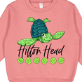 thumbnail image 3 of Inktastic Hilton Head Cute Smiling Sea Turtle Toddler Sweatshirt, 3 of 4