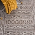 thumbnail image 6 of SAFAVIEH Toscana Roger Oriental Polyester Area Rug, Ivory/Brown, 8' x 10', 6 of 8