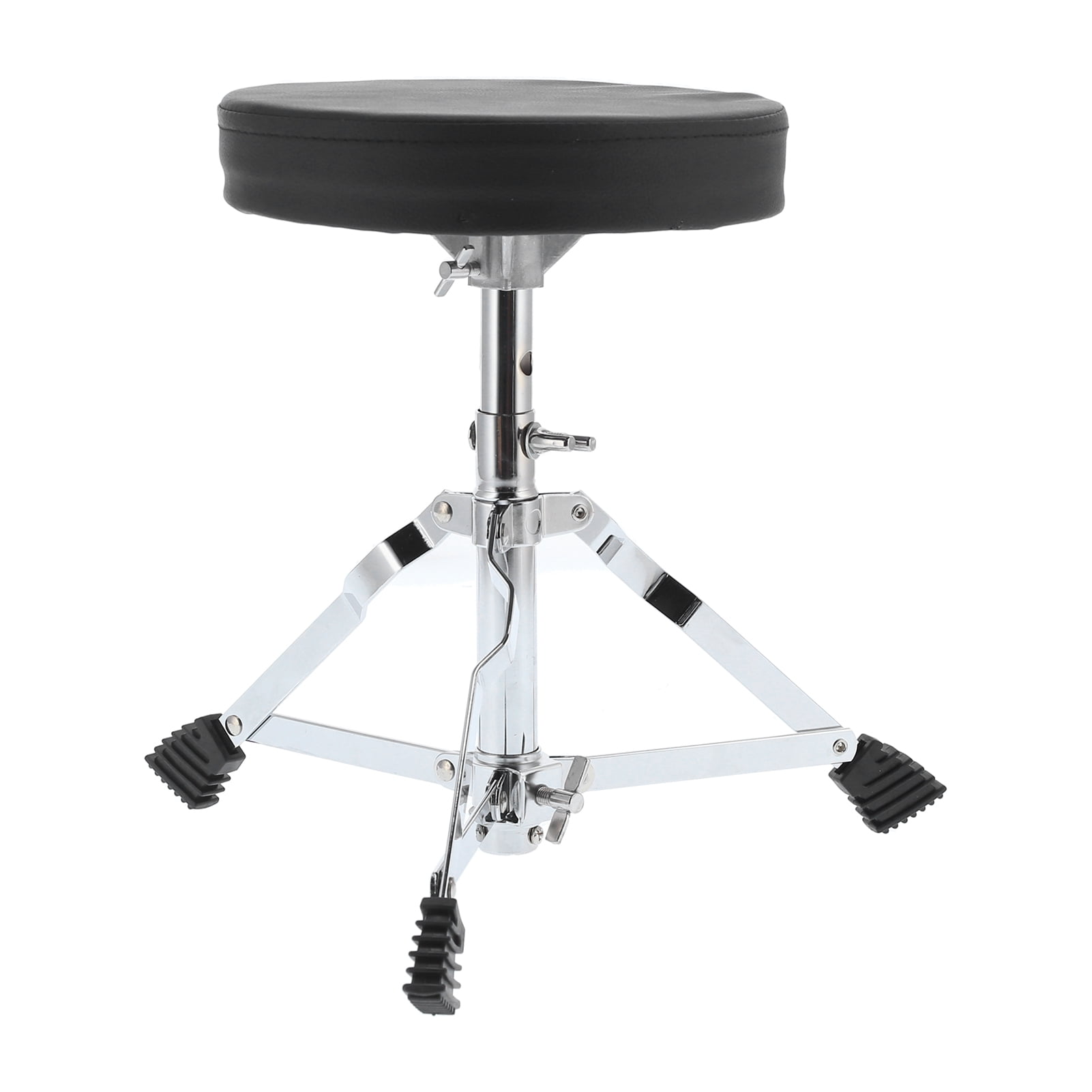 Drumming Stool, Triangular Design Drum Throne Adjustable Height With 5A Stick For Sitting