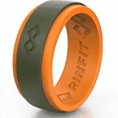 Rinfit-Air High-quality Silicone Wedding Ring for Men. Soft Silicone Rubber Bands by Rinfit