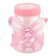 thumbnail image 2 of 48 x Baby Bottle Mini Baby Bottle 4X9cm Rhinestone Pink Bear Gift Favor Baby Girl Baby Baptism, 2 of 8