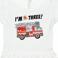 thumbnail image 4 of Inktastic I'm 3 Fire Truck 3rd Birthday Girls Toddler Dress, 4 of 5