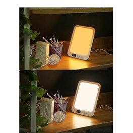 Lampe Luminothérapie 10000 Lux - Simule Lumière Du Jour, Réglable, Minuterie - Sans UV