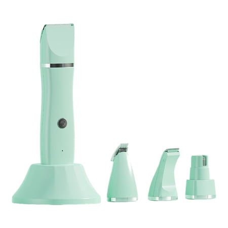 FTsdfkl Rechargeable Pet Grooming Clipper Kit Cordless Multifunctional Dog Cat Hair Trimmer with Base Electric Pet Shaver for Full Body Paws Eyes Ear Hair Cutting