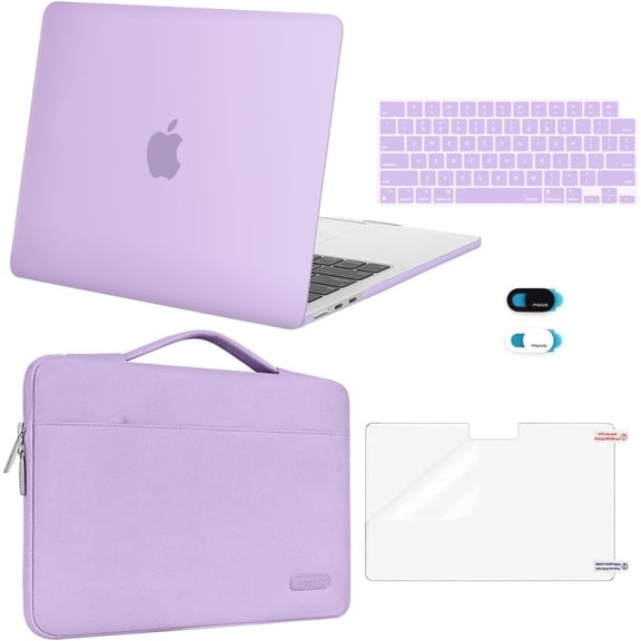MOSISO Compatible with MacBook Air 13 inch Case 2026 2025 2024 2023 2022M4 A3240 / M3 A3113 / M2 A2681,5in1 Set Laptop Hard Shell Protective Case for MacBook Air 13.6 inch