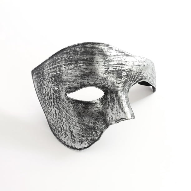 5 uds máscara de mascarada Vintage fantasma de la ópera disfraz de media cara de un ojo-máscara de mascarada para hombre fantasma de la ópera media cara