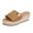 Brown, variant on VerPetridure Sandals for Women Casual Summer Women Bowknot Beach Summer Slippers Platform Slope Heels Plus Size Shoes