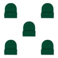 thumbnail image 1 of Minnieouse Beanie Hat Gorros de punto Ajustable Skullcap Térmico Ciclismo Esquí Accesorios para el cabello para deportes al aire libre Verde Type2 NO2, 1 of 6