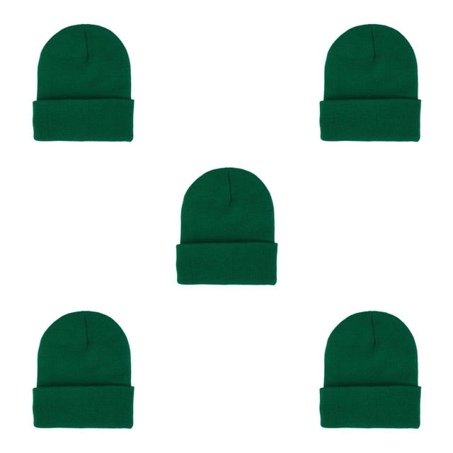 Minnieouse Beanie Hat Gorros de punto Ajustable Skullcap Térmico Ciclismo Esquí Accesorios para el cabello para deportes al aire libre Verde Type2 NO2