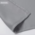 thumbnail image 5 of DriftAway Blackout Valance for Kitchen Window 18 Inch Length Rod Pocket Thermal Insulated Window Treatment for Living Room Bathroom Basement 52" x 18" Solid Gray 2 Pack, 5 of 9