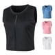 thumbnail image 1 of Chaleco deportivo para mujer elástico transpirable que absorbe la humedad cuello redondo sin mangas, 1 of 8