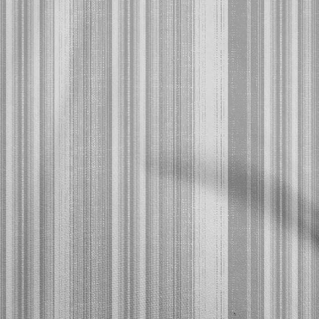 oneOone Georgette Viscose Gray Fabric Stripe & Sewing Craft Projects Fabric Prints By Yard 42 Inch Wide