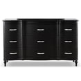 thumbnail image 3 of Furniture of America Seabliss Glam 9-Drawer Dresser, Black, 3 of 11