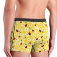 thumbnail image 4 of Men's Boxer Briefs, Chamomile And Ladybug Soft Comfy Mens Underwear Boxer Briefs Breathable With Widen Waist, 4 of 7