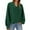 *Green, variant on ClodeEU Women's V-Neck Sweatshirt，Solid Color Loose Long Sleeve Sweatshirt Top Beige,Womens Plus L