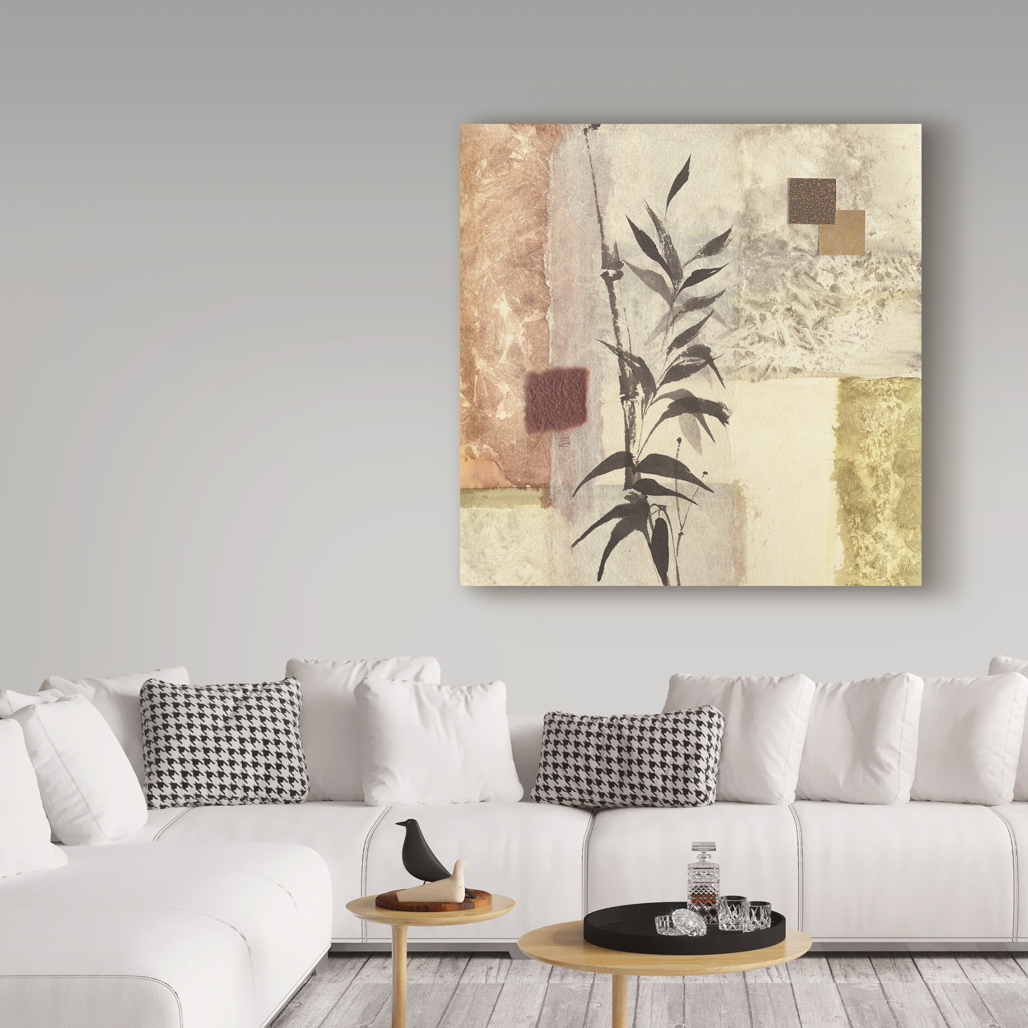 Trademark Fine Art 'Textured Bamboo I' Canvas Art by Chris Paschke