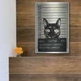 thumbnail image 5 of Luxe Metal Art 'Kitty Mugshot' by Nicklas Gustafsson, Metal Wall Art, 12"x16", 5 of 9