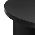 thumbnail image 5 of Coffee Sofa Side Table, Black, Wood, Round, Living Kitchen Cafe Bistro Hospitality Restaurant, Modern Contemporary HB36262, 5 of 8