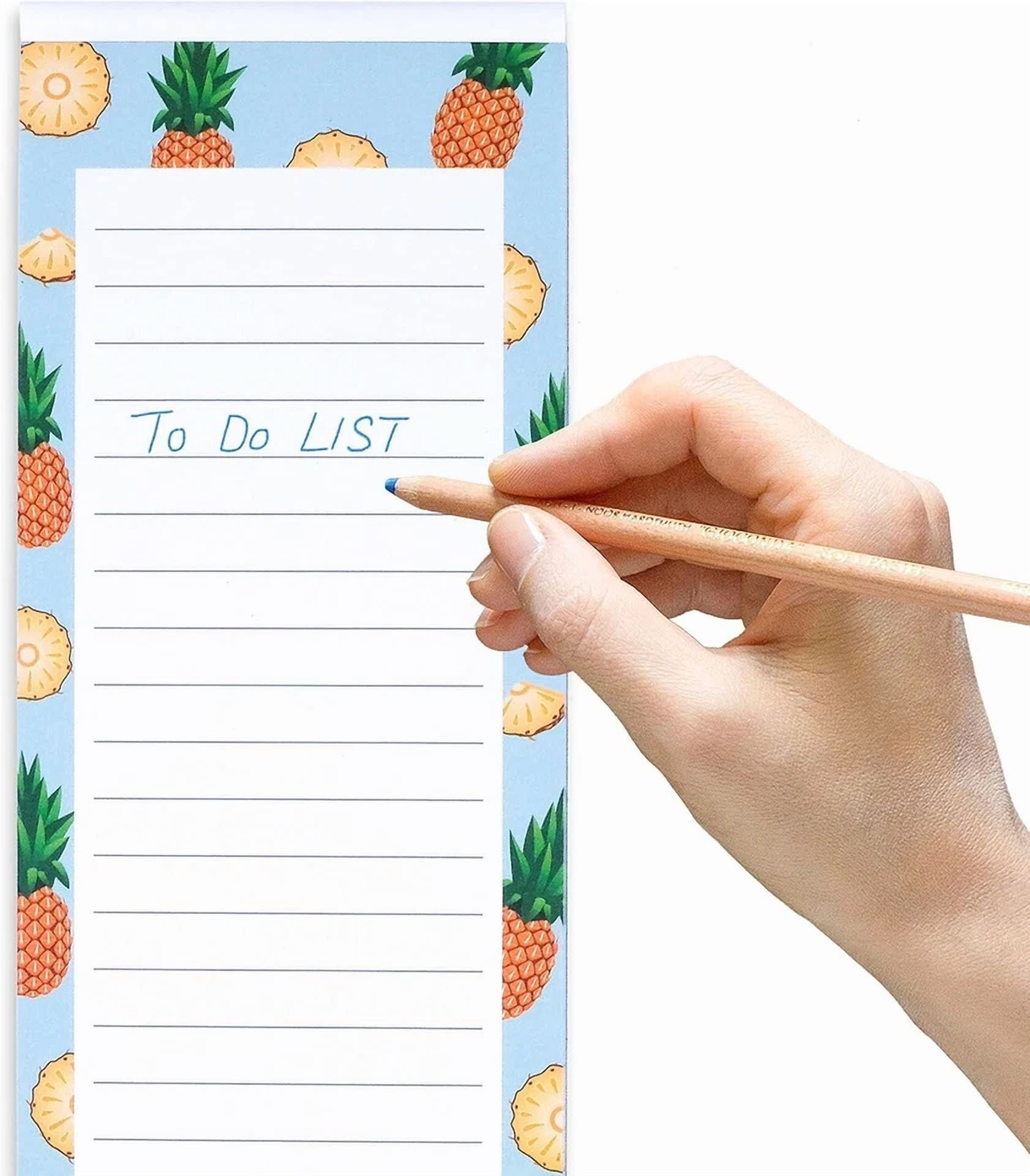 BUTTERFLY- 8 Magnetic Notepads – For Grocery List, Shopping Medium 8 Pack