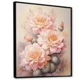 thumbnail image 2 of Designart "Pink Green Cactus love expression I" Floral & Botanical Floater Framed Wall Art Living Room, 2 of 7