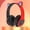 Red, variant on VANLOFE Bluetooth Headset Headset Cat Ear Bluetooth Headset B39 Cat Ear Cute Cat Ear Wireless Headset LED Flashing Light A Gift For Friends And Children
