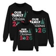 thumbnail image 5 of SGMVNU Chandails de Noël Assortis pour la Famille pour Femmes Hommes Enfants, Imprimé Graphique du Père Noël, Col Rond, Manches Longues, Chandail à Enfiler, Haut de Fête de Noël (Papa, Noir, 2TG), 5 of 5