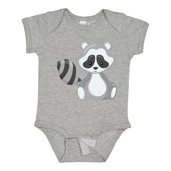 Inktastic Cute Woodland Animal Raccoon Boys or Girls Baby Bodysuit