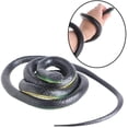 thumbnail image 3 of Serpiente de juguete falsa de 130 cm, serpiente de goma realista, accesorio de jardín, regalo de broma, figura de animal de goma de simulación de serpiente, juguete de Halloween, 3 of 6