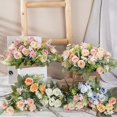 thumbnail image 3 of Paokuoon Artificial Flower Simulation Multi Color Mixed Rose Bouquet Faux Silk Appearance Flower, 3 of 7