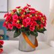 thumbnail image 4 of Flores artificiales, flores falsas, flores artificiales, juego de regalo para mujer, flores falsas, flores artificiales de seda vintage, ramo de rosas para decoración del hogar y boda., 4 of 4