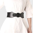 thumbnail image 3 of Elasticated Cinch Belt 3" Wide Stretch Waist Band Pin Clasp, 3 of 6