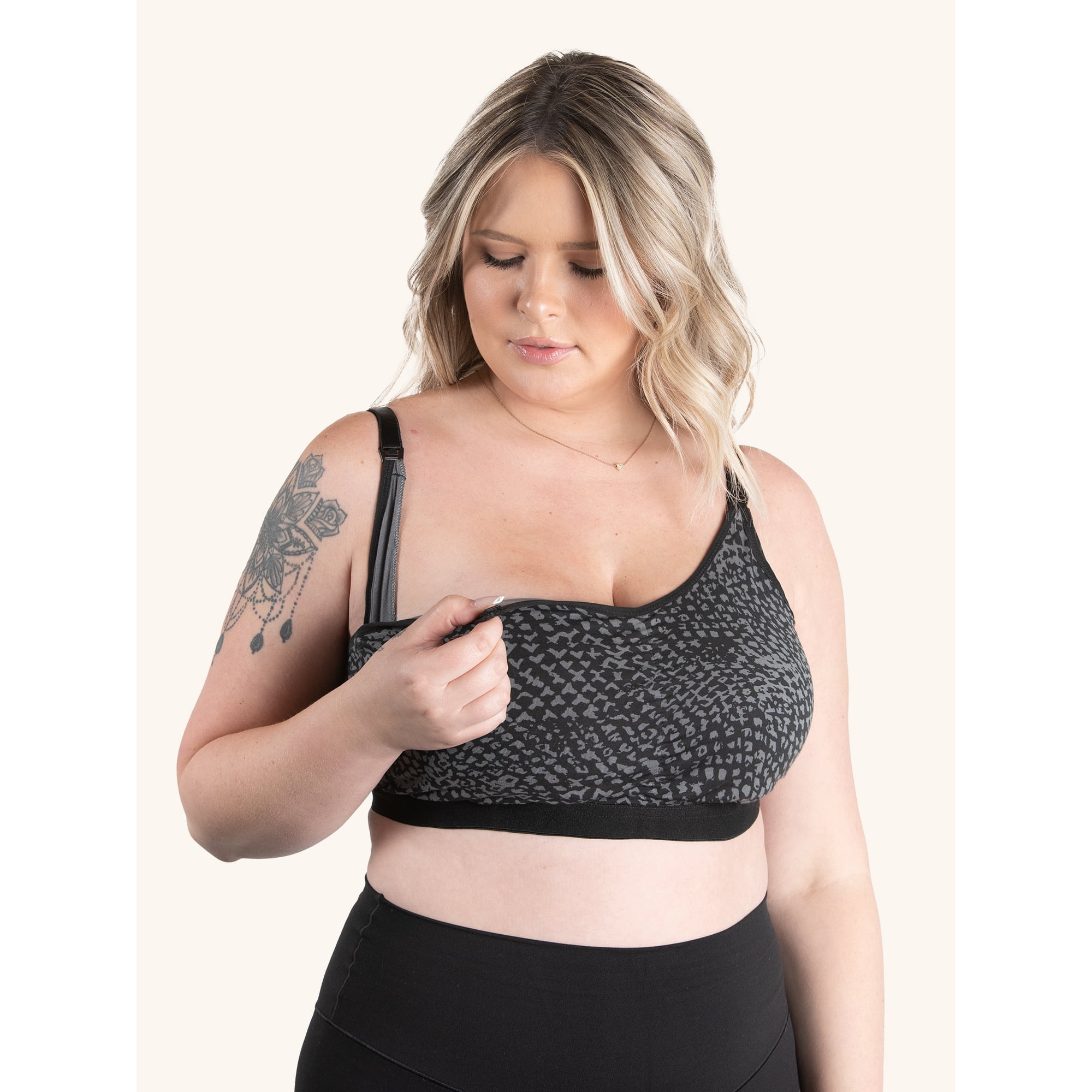 Leading Lady, The Blake, Nursing Bra, Wireless, Inner Sling, Drop Down Cups, Full Coverage, Soft and Stretchy, Breathable Cotton (Women's)