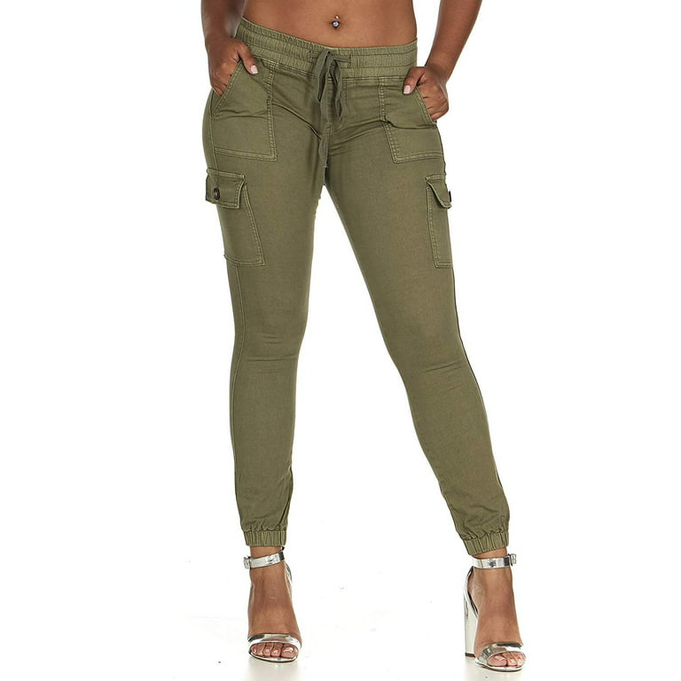 V.I.P.JEANS CG Collection Cargo High Waisted Jogger Skinny