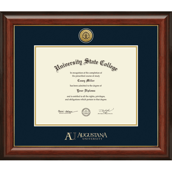 Augustana University Diploma Frame, Document Size 11" x 8.5"