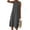 *Black, variant on ClodeEU Women's Striped Print Sleeveless Crewneck Maxi Dress with Pockets ,Casual Long Beach Dress Wine,Womens Plus L