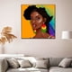 thumbnail image 3 of Cuadros Decorativos Kits de pintura de diamante 5D DIY Black Girl Full Round Drill Handicraft (FH202) Wdftyju embutido en tela, 3 of 9