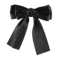 thumbnail image 3 of Lazos para el pelo con cinta, tocado, pinzas de , horquilla, lazo , pasador francés, lazo, pinza para el pelo para fiesta, cumpleaños , negro, 3 of 10