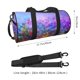 thumbnail image 2 of Fotbe Colorful Purple Cosmos Flower Bolsa Deportiva de Lona Plegable con Estampado, Bolsa de Gimnasio con Bolsillo Seco/Húmedo, Bolsa de Viaje Ultraligera de Gran Capacidad, 2 of 6