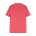 thumbnail image 4 of Aofany Women's Plus Size T Shirts Summer Short Sleeve Pullover Tunic Tops, 4 of 5