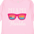 thumbnail image 4 of Inktastic Miami Florida Vacation Beach Trip Girls Long Sleeve Toddler T-Shirt, 4 of 5