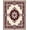 Beige, Pattern 1, variant on ODIKA 4'x6' Machine Washable Non-Slip Area Rug, Ornate Medallion Palace with Intricate Border Scrollwork High Traffic Rug, Red, 665749