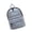 Blue, variant on Modern Shining Metallic Quilted Puffer Backpack for Women Large Capacity Nylons Padded Travel School Bag with Zippered