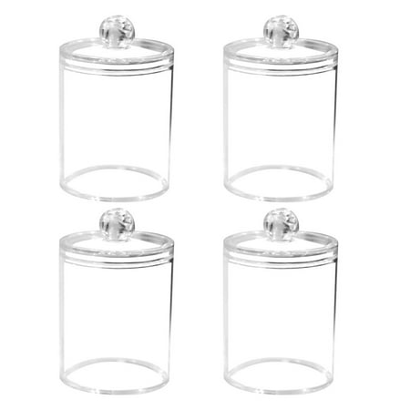 

Hemoton 4pcs Multifunctional Storage Boxes Acrylic Containers Toothpick Storage Boxes