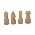 thumbnail image 1 of Pack de 4 Figuras de Madera Sin Pintar Decorativas, Muñecos de Pinzas de Madera, Figuras de Pinzas de Madera, Figuras de Pinzas para Juegos, Juguetes, 1 of 9