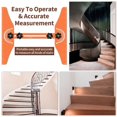 thumbnail image 4 of Stair Tread Template Tool, Adjustable Angle Aluminum Alloy Stair Tread Template Tool Wear Resistant  for Layout Projects, 4 of 7