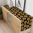 thumbnail image 4 of Orange Sunflowers Fall Table Runner - 72 Inch Long, Kitchen Dining Table Runner Dresser Scarves, Thanksgiving Botanical Floral Farmhouse Decor for Coffee Tables Wedding Party Banquet, 4 of 8