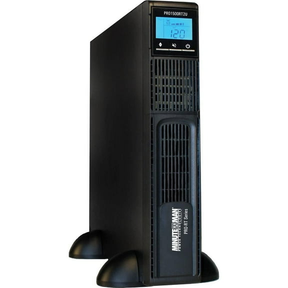 Minuteman PRO1500RT2U 1500VA 1050W Line-Interactive UPS, 8 Outlets, 120 Volts, 1 Unit